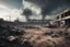 Placeholder: a wasteland after a nuclear apocalypse. judgement day. ruins. corpses. Hyperrealism, breathtaking, ultra realistic, unreal engine, ultra detailed,, cinematic lighting, highly detailed, stunning environment