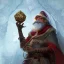 Placeholder: Insanely detailed photograph of an “D&D cleric santa holding glowing D20” with intricate detailed beard, intricate embroidered clothing, hyperdetailed painting by Ismail Inceoglu Huang Guangjian and Dan Witz CGSociety ZBrush Central fantasy art album cover art,8K, hdr, mysterious, ominous, snowflakes,jolly