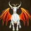 Placeholder: goat with dragon wings