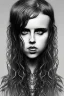 Placeholder: Danish Singer MØ face, Style John Kenn Mortensen,