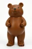Placeholder: a smooth surfaced vinyl art toy in the shape of a standing fat bear with a flattened face.