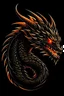 Placeholder: epic black dragon logo