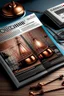 Placeholder: Produce a image in the field of electricity and electronics for the cover of a magazine in a completely innovative way and inspired by the copper industry.