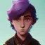 Placeholder: Portrait of a wizard kid with his pet by Nick Harris