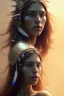 Placeholder: girl, cute, beautiful, Native American, head and shoulders portrait, 8k resolution concept art portrait by Greg Rutkowski, Artgerm, WLOP, Alphonse Mucha dynamic lighting hyperdetailed intricately detailed Splash art trending on Artstation triadic colors Unreal Engine 5 volumetric lighting, long hair, brown eyes, black hair, clean face