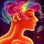 Placeholder: single human with two faces, psyche, mind, single human, angelic, divine, nebula, anatomically correct,mysterious, dramatic backlighting, intricate,dream, artstation, concept art, smooth, sharp focus, illustration,mythical,dreamlike,beautiful colors