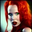 Placeholder: simone simons with poison ivy body face