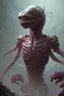 Placeholder: Grape monster alien, hyperrealistic, super detailed, 8k, high quality, trending art, trending on artstation, sharp focus, studio photo, intricate details, highly detailed, by greg rutkowski