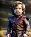 Placeholder: Tyrion Lannister toddler, full body, soft skin, dramatic lighting, hyper realistic