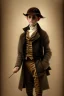 Placeholder: photorealistic oil painting of oliver twist, 1800s clothes, atmospheric lighting from street lamp, foggy morning