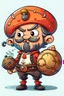 Placeholder: cartoon bALL pfp character detailed pirate