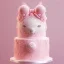 Placeholder: pastel pink kawaii cake, intricate details, high quality, professional