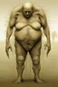 Placeholder: The full body of two fat old men , , front view camera, decayed and rotting with grotesque proportions and imagery. surreal horror, biomechanical design, by hr giger and beksinski , fine lines draw
