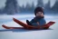 Placeholder: Toboggan sled bokeh