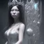 Placeholder: hitomi tanaka, long black hair, elemental face, Unreal Engine 5, highly detailed, highest quality, digital painting, complex 3d render, unreal engine render, insane detail, intricate photograph quality, magnificent, majestic, highly intricate, Realistic photography, grand hall, wicked throne, holding scepter, crown of barbwire, dark color palette, metallic, highly detailed, highest quality, digital painting