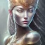 Placeholder: sango fantasy, fantasy magic, intricate, sharp focus, illustration, highly detailed, digital painting, concept art, matte, masterpiece head sexy African beauty white hair space lady silver tiger head Egyptian princess pyramid