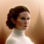 Placeholder: extremely detailed 8k hyperspace wallpaper,complete and photo realistic detailed head to waist stunning photo realistic portrait of carrie fisher as Princess Leia in star wars with photo realistic fine, simple, symetric coiffed hairdo, brown eyes, professional majestic photo realistic painting by Ed Blinkey, Atey Ghailan, by Jeremy Mann, Greg Manchess, Antonio Moro, trending on ArtStation, Intricate, High Detail, Sharp focus, dramatic, by greg rutkowski,