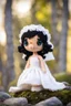 Placeholder: Adventure Amigurumi style, solo, looking at me, standing, full body, barby in bride dress,blurry, big beautiful chibi-style eyes, blurry background, Best quality, masterpiece,bride Art in the style of [Sack Boy | Gene Bilbrew | chibi-style | Amigurumi | Jeff Gord | Temmie | Ransom & Mitchell], unique sculptures, surreal and abstract forms through human forms, illustrative techniques and themes, prominent in magazines during the mid-20th century, detailed ink work, by Satori Canton🧸