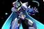 Placeholder: Megaman Zero Omega, Colour Pallete changed to a Dark and Silver