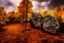 Placeholder: Epic cloud landscape, big rocks, autumn trees, Ultra hd, 4k, Photography, hyperrealistic