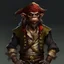 Placeholder: Pirate Human-Monkeyman DnD Digital Art