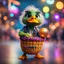 Placeholder: Jo Biden as hairy groove funk duck gremlin hippie holding disco ball like a basket ball,bokeh like f/0.8, tilt-shift lens 8k, high detail, smooth render, down-light, unreal engine