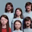 Placeholder:  Greta Thunberg portrait as the musical band the Beatles