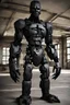 Placeholder: humanoid golem made of black steel, looks like a man