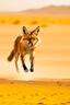 Placeholder: A fox runs after animals in the desert and kills everyone it meets