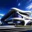 Placeholder: Fachada frontal de un museo estilo Zaha Hadid calidad ultra 12k