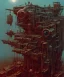 Placeholder: Camera., concept art, hyper detailed, beksinski, dan mumford, post-apocalyptic, oil on canvas