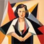 Placeholder: a portrait of a woman by artist "Lygia Pape",by artist "Lygia Clark"