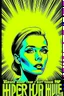 Placeholder: Vintage pop art style, light of hope