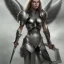 Placeholder: female warrior angel