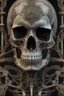 Placeholder: Face of a skeleton, 8k, hyper realistic, highly detailed, gothic