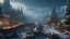 Placeholder: christmas wonderland fantasy christmas in 16k resolution realistic scene