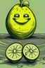 Placeholder: A lemon has two feet