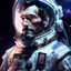 Placeholder: Portrait of Abraham Lincoln in a space suit in the style of Jim Lee and Paul Hedley, Gabriel Testino, 8k, cinematic, ultra hd, sharp focus