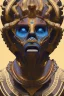 Placeholder: Aztec male African Egyptian alien, cracks in the voodoo head, wicked, eyes, crown, Elephant, 8k, finely detailed, photo realistic, tiger turquoise skull head gold dragon space alien snow skeleton gold hornytoad silver crown silver eyes