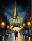 Placeholder: couple in love in paris- impressionism expressionist style oil painting,-impressionist impasto acrylic painting, thick layers of beige and silver textured paint,ultra reality,bright colors,8k,thick white paint,great masterpiece,a great work of art,intense oil paint.ultra vitality, whie oil painting