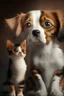Placeholder: A little dog and cat