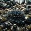 Placeholder: A striking photograh close-up captures a hyperrealistic wasteland with group of plants and glossy material, adorned with rocks. Magnificent. Henri Rousseau. Volumetric light. Shot on Kodak Portra 160 professional, eerie, giant black sun, 8k, deep 3d field, odd flowers, rock formations, strong texture, extreme detail, intricate, colours, rich moody colors, sparkles, bokeh, 33mm photography, details of the flowers and rocks very accentuated