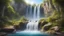 Placeholder: Magnificent landscape with waterfalls,live photos,true and clear colors,landscape,realistic,4K,sharp focus,studio shot,intricate details,highly detailed