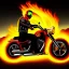 Placeholder: ultra detailed fullbody portrait of Ghost Rider Riding His Fire Motorcycle , extremely detailed digital painting, intrincate, extremely detailed smiling face,crystal clear Big Green eyes, in the style of Pablo Oliveira , mystical colors , perfectly centered image, perfect composition, rim light, beautiful lighting,8k, stunning scene, raytracing