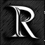 Placeholder: logo with the letter R end N, graphic, black and white