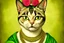 Placeholder: antropomorphic Frida Kahlo cat