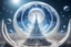 Placeholder: great hight spirale cosmic city extraterrestre white futuriste, great and blue facette cristal dome, vaisseaux spatiaux, 4k, hyperréaliste, cosmic srars sky, great civilisation, beautifull, spiritual inspiration,