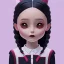 Placeholder: wednesday addams rolünde oynayan jenna ortega netflix 2022