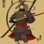 Placeholder: Samurai warrior vintage, Ukiyo-e