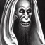 Placeholder: Nosferatu with tentacle beard grey skin and vampire fangs as a Russian Orthodox bishop